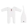 Baby Photography Clothes Newborn Photography White Jumpsuit Knitted Set Christmas Children's Photography Clothing