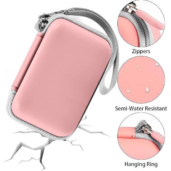 Leayjeen Kids Camera Case Compatible with Kodak Printomatic Digital Instant Print Camera(Case Only) (Pink)