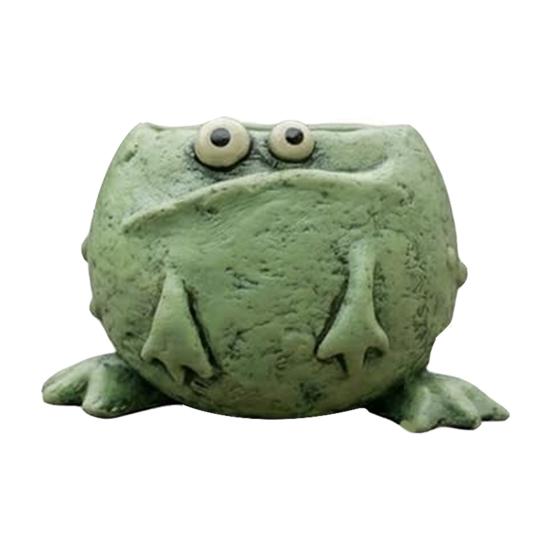 Small Animal Planter Pot Cartoon Frog/Crocodile/Dog Flower Pot Cute Decorative Cactus Pot for Home Office Desk Garden Decor