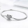 Pandora-style Modular Bracelet Cat Pave 21 Cm