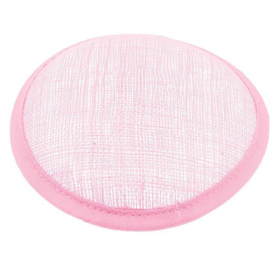 Women Sinamay Cocktail Hat Fascinator Round Base Millinery DIY Craft Accessory