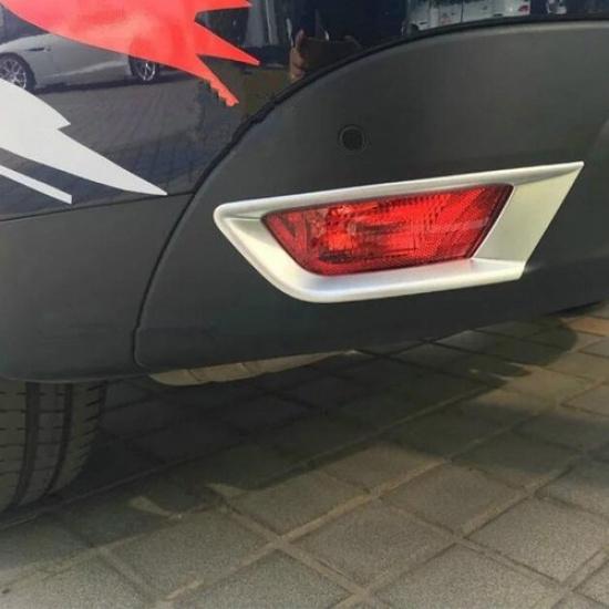 Fit For Jaguar F-PACE 2016 2017 2018 Matte Tail Rear Fog Light Lamp Cover Trim