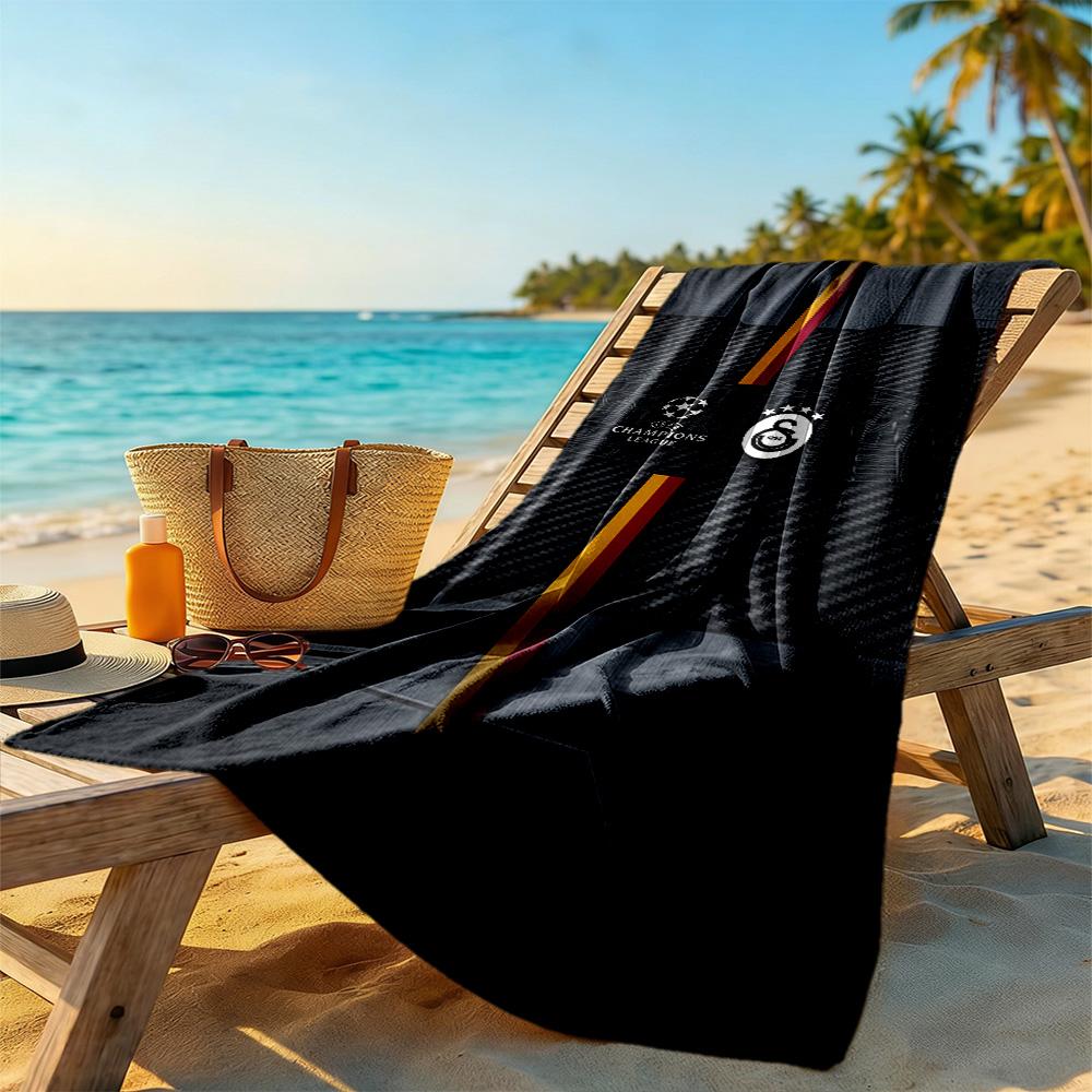 Galatasaray Beach Towel Quick-Dry Soft Microfiber Comfortable Lightweight