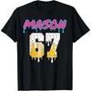 100% Cotone Sei Sette Gelato Gocciolante Sportivo 67 Divertente Mason Meme Maglietta Abbigliamento Uomo