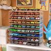 Children's Toy Car Display: Acrylic Multi-Layer Storage Box for Small Alloy Cars