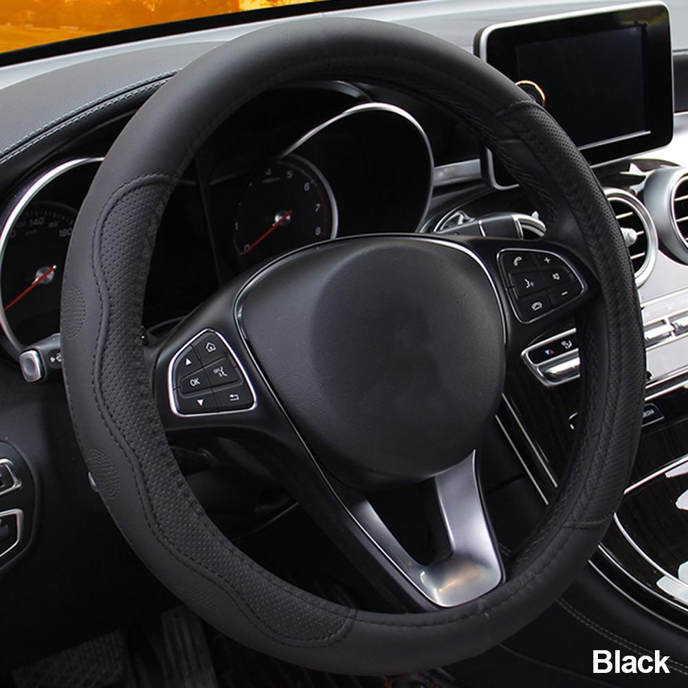 10 Colors Car Steering Wheel Cover Universal Volant Braid On the Steering-wheel Fashion Non-slip Funda Volante Auto Car
