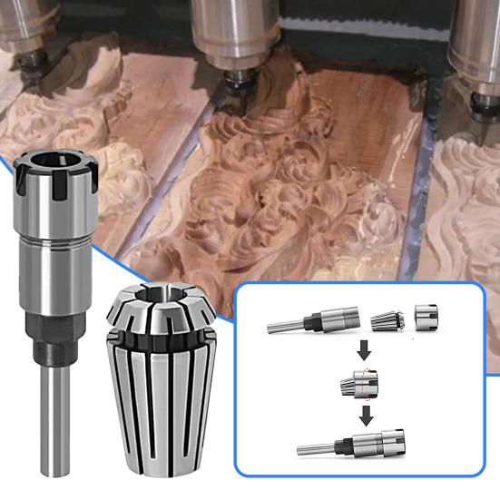 

Yousheng 1 комплект, фреза, удлиненный стержень, термостойкий, антидеформированный, не ломающийся, удлинительный патрон с круглой ручкой, стержень для плотника