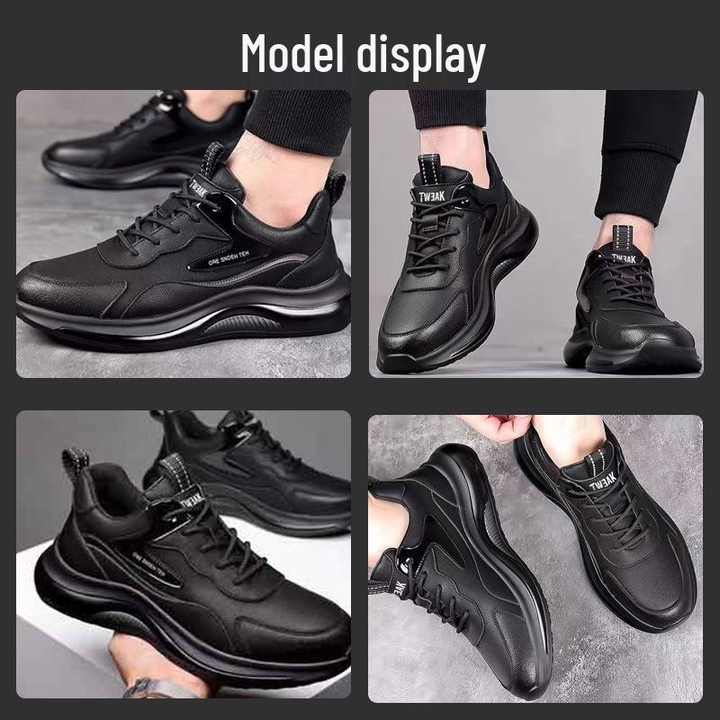 Men's Versatile Autumn/Winter Casual Sneakers - Comfortable, Dirt-Resistant Cotton Shoes