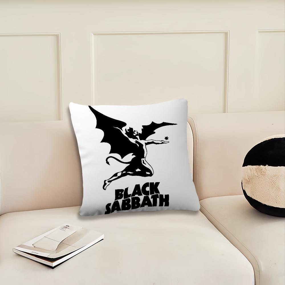Band B-Black S-Sabbath Ozzy Kissenbezug Dekoration Zimmer Zuhause Sofa Wohnen Büro Auto Nordische Schlichtheit