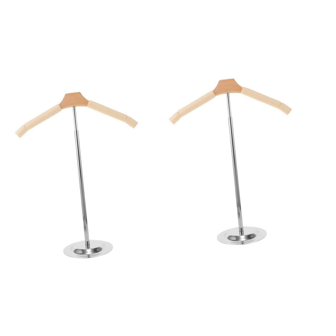 

COHEALI Дисплей для одежды Дисплей для одежды Дисплей для одежды Дисплей для одежды Вешалка для одежды Настольный дисплей для одежды Брючный дисплей Пальто Нержавеющая сталь Бежевый