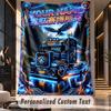 Truck (50) Theme Custom Tapestry Personalized Custom Name Text Wall Hanging Tapestry Home Decor Background Cloth