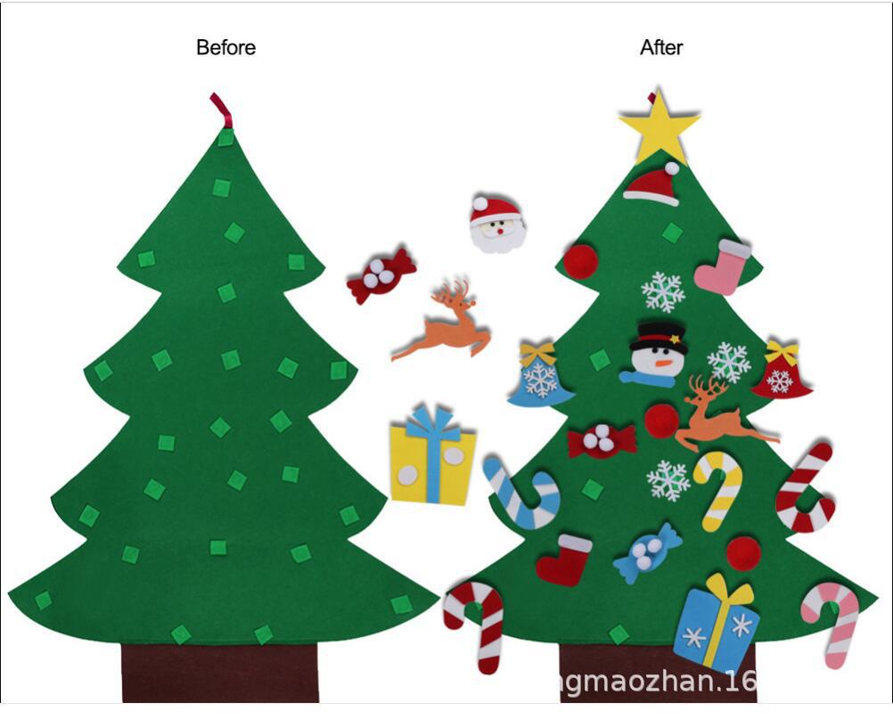 DIY Felt Christmas Tree & Ornaments Set for Kids
