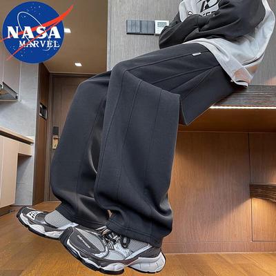 NASA MARVEL Men's Casual Loose Straight-Leg Pants