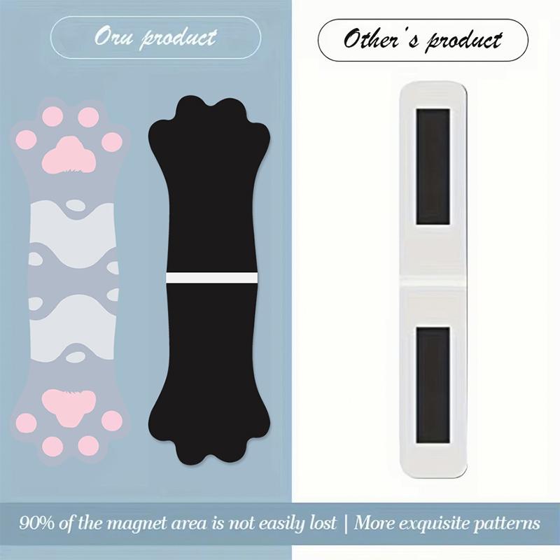 5Pcs Cute Cartoon Cat Claw Cloud Magnetic Bookmarks Creative Foldable Magnet Book Pages Holder Student Stationery Teacher Gifts