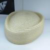 Beret Hat UV Protection Summer Straw Hat Woven Outdoor Visor Hat Lightweight Summer Beach Hat Headwear