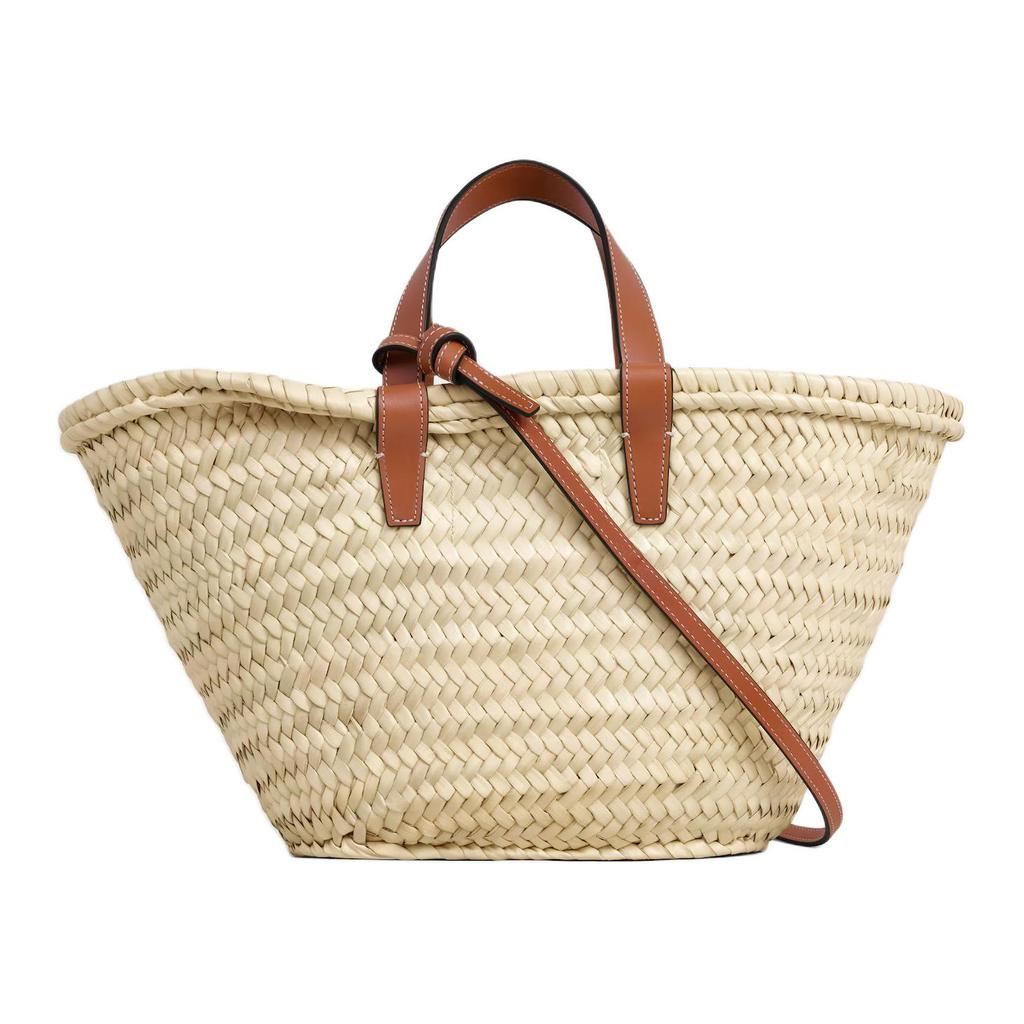Celine Woven Palm Leaf Shoulder Crossbody Handbag Women handbags Brown 113832CGG-04LU