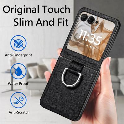 Anti-Slip Leather Cell Phone Case for Motorola Moto Razr 70 Ultra 5G 2026 Razr 60 50 2026 2026 Razr70 Razr60 Razr50 Cover Coque