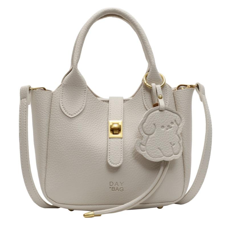 Stylish and simple solid color texture large capacity shoulder bag women's new portable messenger bag commuter bag