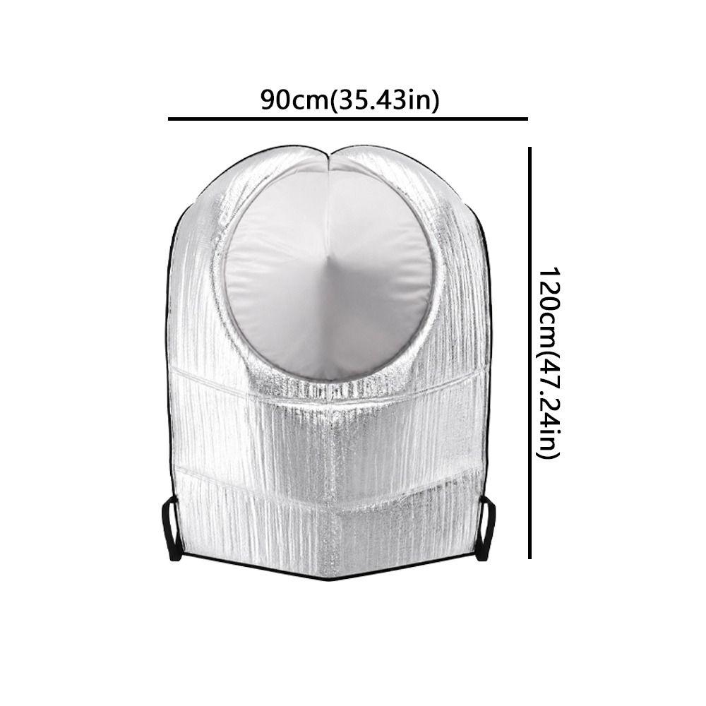 Heat Insulation Sunscreen Cape Aluminum Foil Elastic Sun Cloak  Outdoor Farm Work