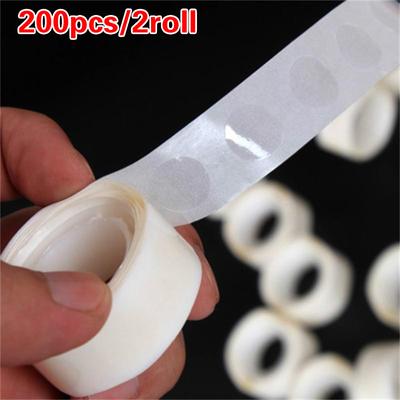 200 pz/2 rotoli Palloncini Punto di Colla Stagnola Palloncino In Lattice Fix Gum Air Palloni Gonfiabili Giocattoli Festa di Nozze Di Compleanno Decorantion