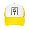 Individuelle Punk Unisex Sechs Sieben Baseballkappe für Erwachsene Verstellbare Dad Hat für Unisex Damen Hip Hop