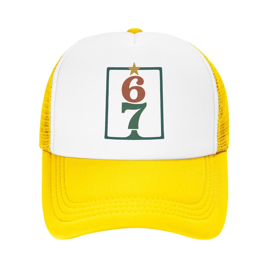 Individuelle Punk Unisex Sechs Sieben Baseballkappe für Erwachsene Verstellbare Dad Hat für Unisex Damen Hip Hop