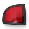 Rear Bumper Reflector Red Bumper Tail Side Reflector Panel Replacement for Mitsubishi L200 Triton ML MN 2005 To 2015