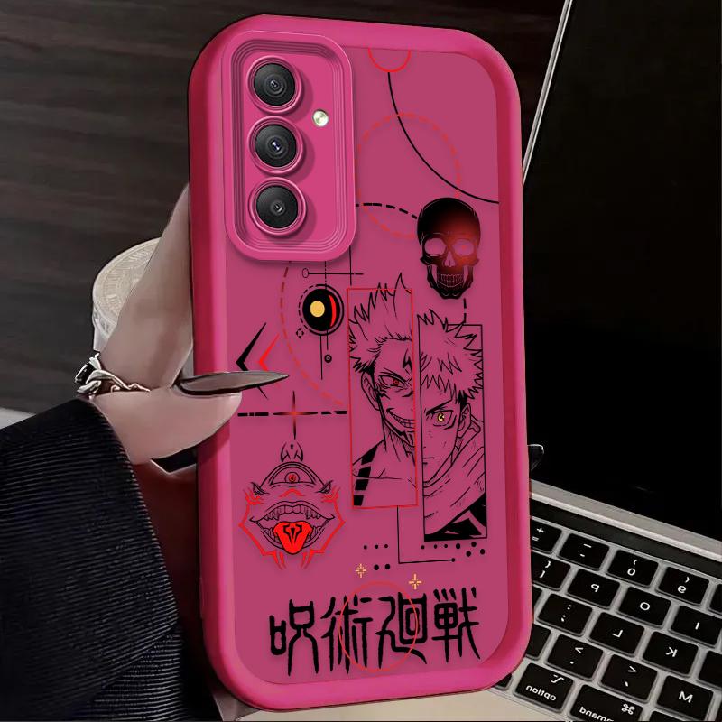 Jujutsu Kaisen Het Nytt Telefonfodral För Samsung Galaxy A54 A05 A05S A34 A24 A14 A53 A33 A23 A13 A52 A52S A71 A51 A31 A50 Skydd
