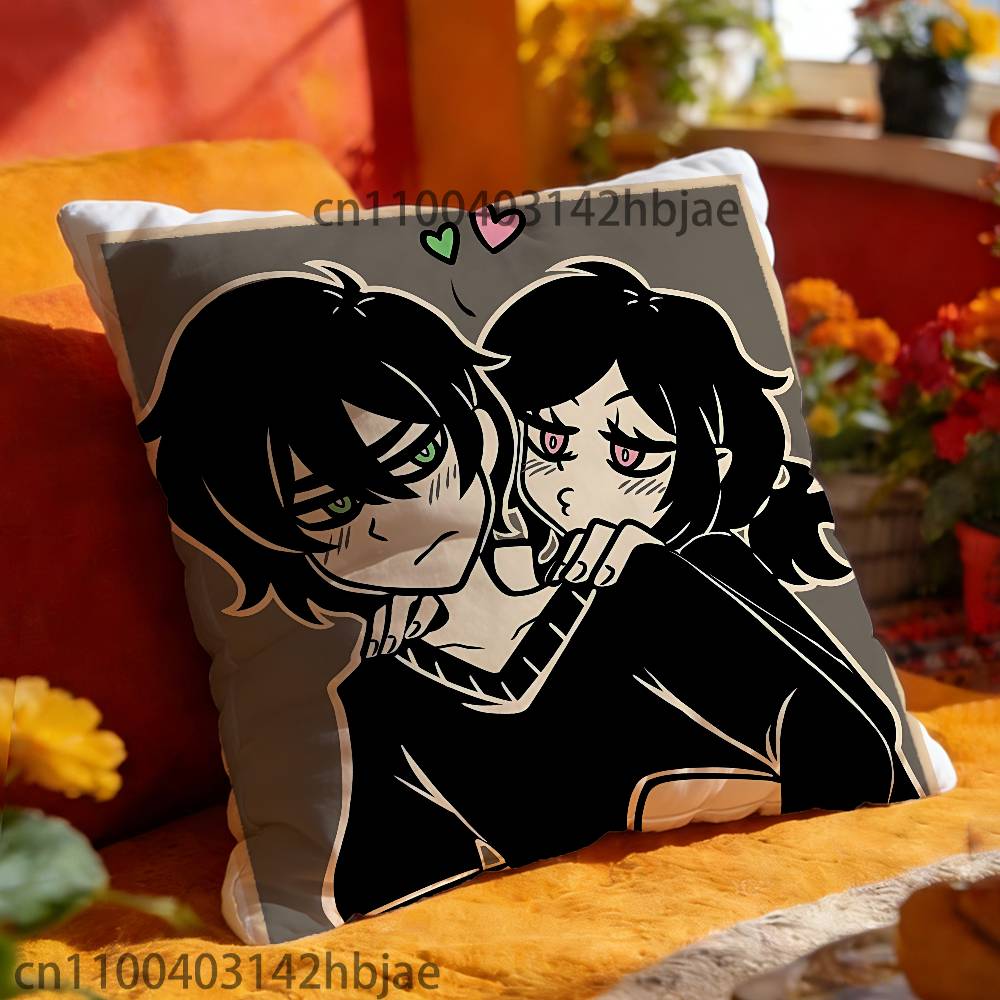 The C-Coffin of Andy and Leyley Pillow Case For Sofa Decor Car Office Room Printing Cushion Cover Decorations and Protector