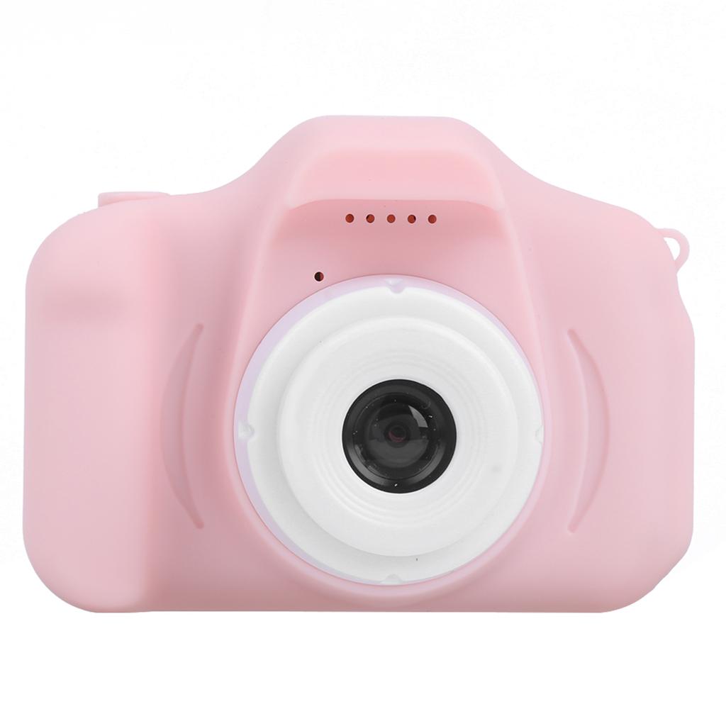 Dětský fotoaparát 2400W Pixels Cartoon Digital DV Fotografování Hračka Holiday GiftRůžová