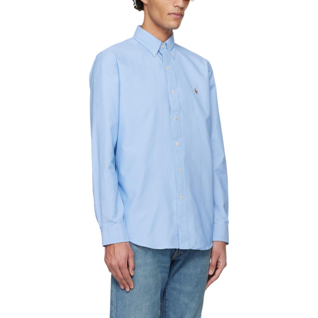 Polo Ralph Lauren Solid Color Pony Embroidered Shirt Men Shirts 710961599001