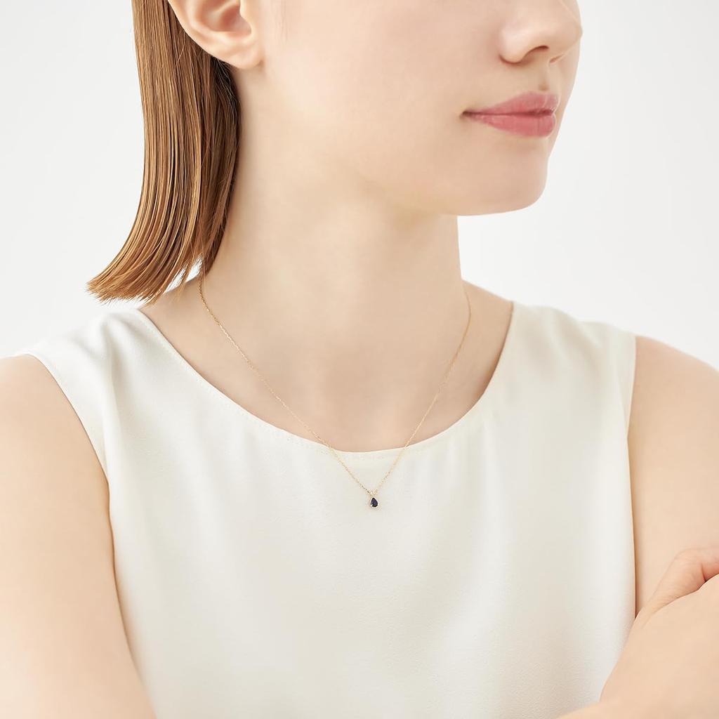 September Födelsesten 10K Gult Guld Halsband 112436123016 4℃