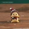 Mini Christmas Action Figure Cartoon Model Toy Decoration Doll Gift Children