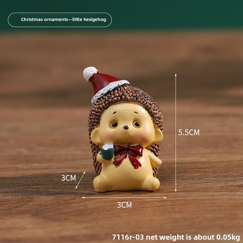Mini Christmas Action Figure Cartoon Model Toy Decoration Doll Gift Children