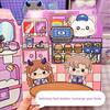 Cute PET Quiet Book Stickers Handmade Educational Cartoon DIY Stickers Cartoon No Cutting Required Stickers Holiday Gifts