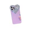 Applicable To Apple 16pro Mobile Phone Case IP13 Love Gem 12pro 11omax Silicone Diamond Set Soft Shell Xsmax