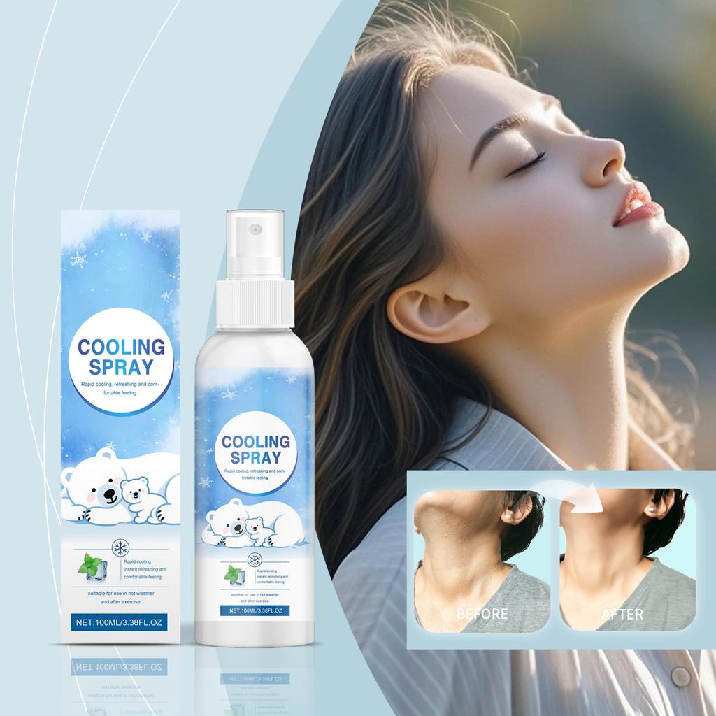 The Portable Outdoor Spray Is Soothing And Non-sticky. The Fine Spray Design Ensures Even Coverage And Long-lasting Freshness,100ML