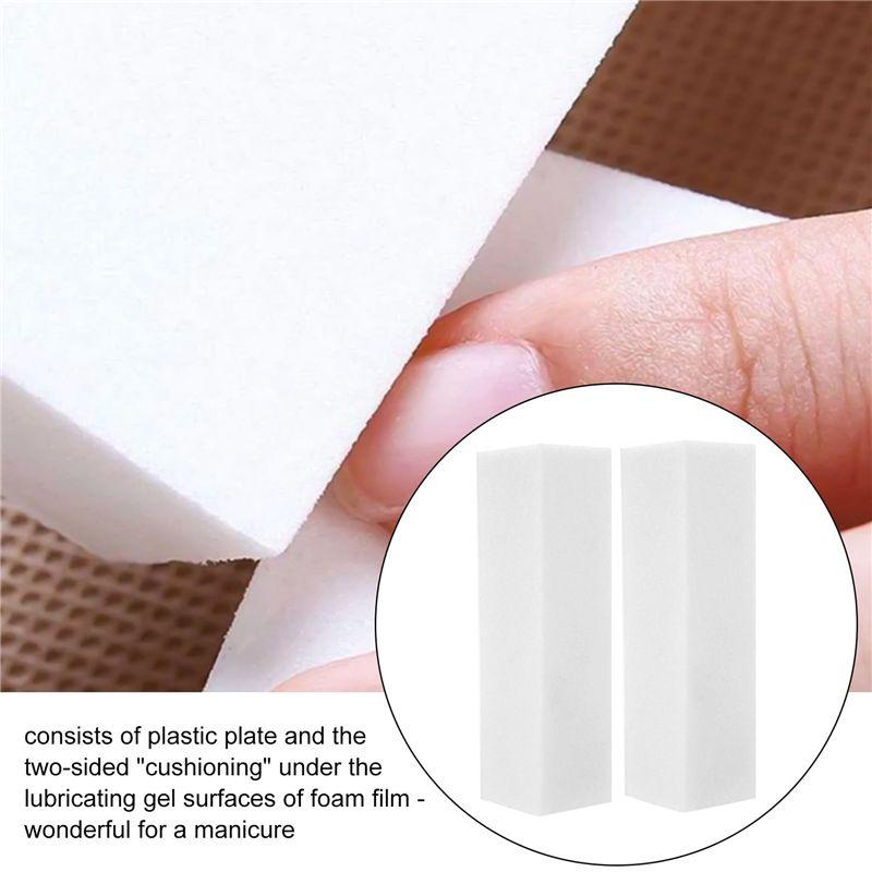 A84E-10 X White Sanding Blocks For Nail Design Nail Polishing Block Polishing Surfaces Nail File Block Nail Art Manicure Tool