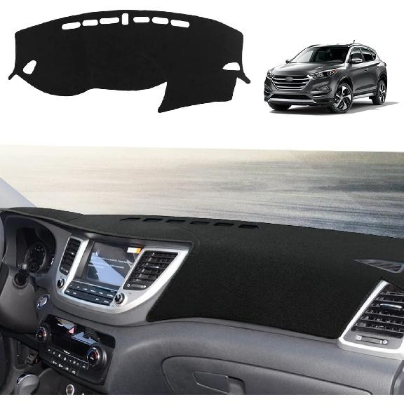 

Dashboard Cover Dash Cover Mat Pad Carpet Custom for Hyundai Tucson 2022 2023 2024(Only Fit 10.25 inch Digital Cluster) Interior Accessories For Tucson 2016-2018