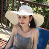 Straw hat beach big brim hat sun hat small fresh trendy girl versatile face cover sun hat