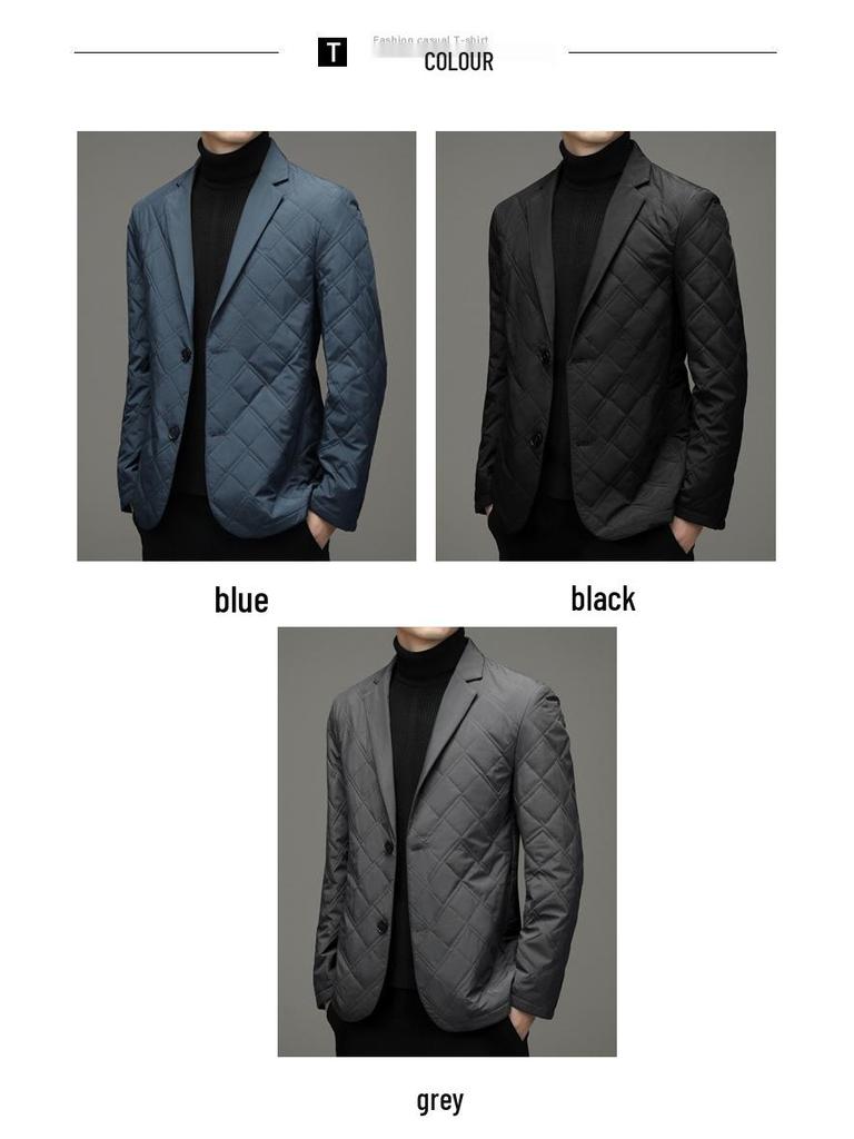 Men's Winter Cotton-Padded Business Casual Jacket