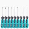 163-215mm Screwdriver Black+Green+Silver Chrome-vanadium Steel