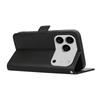 ABEEL For iPhone 17 Pro Case Litchi Texture Leather RFID Blocking Phone Cover