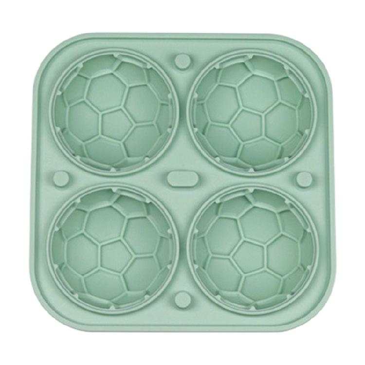 Soccer Shape Ice Cubes Maker Molds Creative Football Themed Ice Tray For Sports Event Drink Accessories