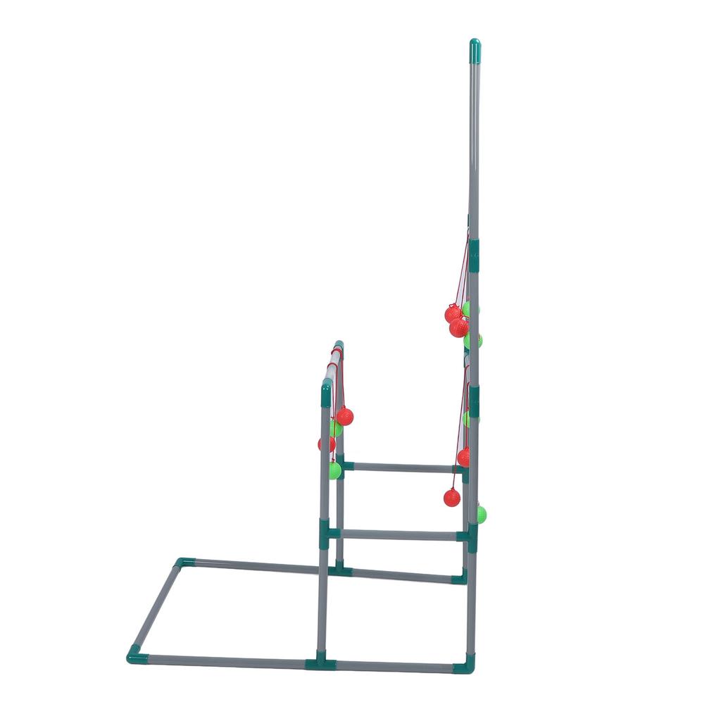 Ladder Ball Game with 12 Throwing Balls Double Layer Complete Ladder Toss Game for All Skill Level Indoor Outdoor