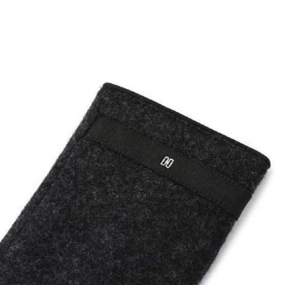 Daks Wool Dd Logo Smartphone Touch Gloves Dark Grey Dcgv2f116