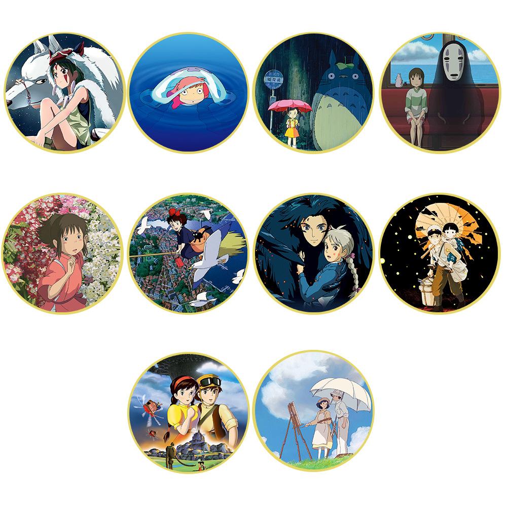 Japanese anime commemorative coin gift box set, cat gold and silver coins, fan collection
