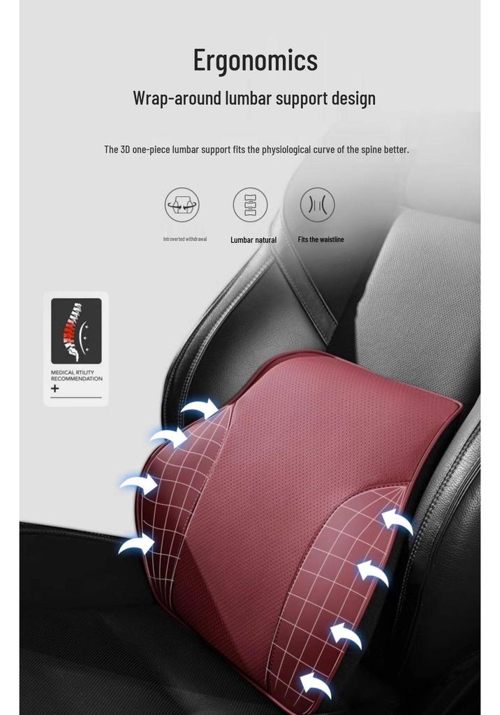 Zeekr 001 Headrest & Neck Pillow: Dedicated Car Seat Lumbar Support - Geek Car Accessory