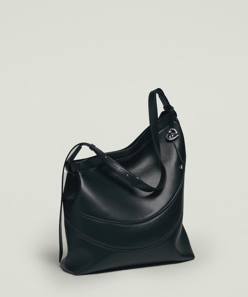 Zoeet Sorae Hobo Leather Bag (Midnight)