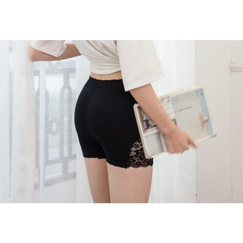 Lace Bow Safety Pants Summer Anti-slip Shorts Insurance Boxers Three Points Can Wear Leggings Women